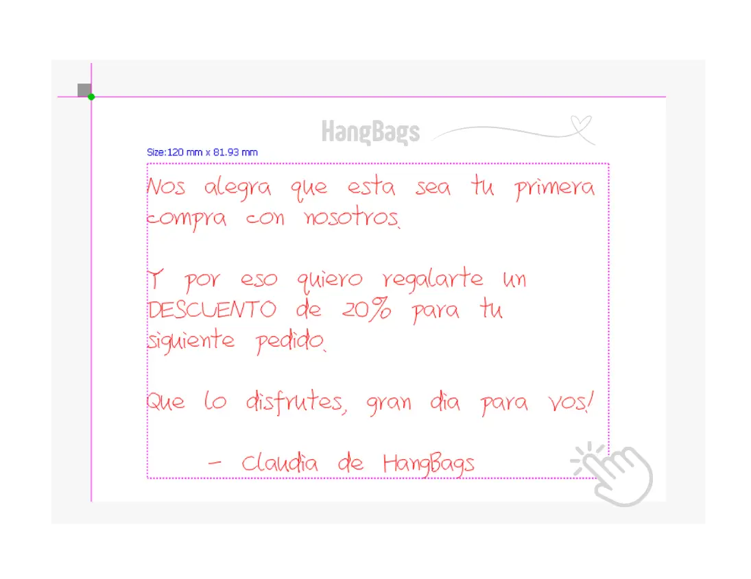 elegir texto PenFlow
